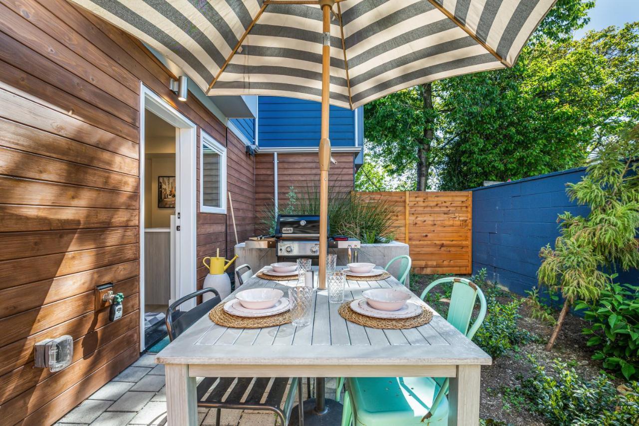 Rooftop Patio With Waterview, Private Garden & Grill 3Br 3Ba- Modern Cityscape Seattle Ngoại thất bức ảnh