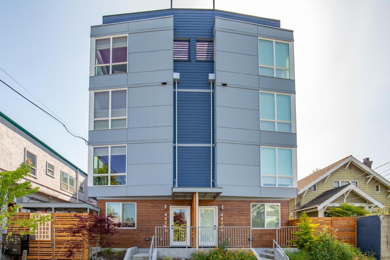 Rooftop Patio With Waterview, Private Garden & Grill 3Br 3Ba- Modern Cityscape Seattle Ngoại thất bức ảnh